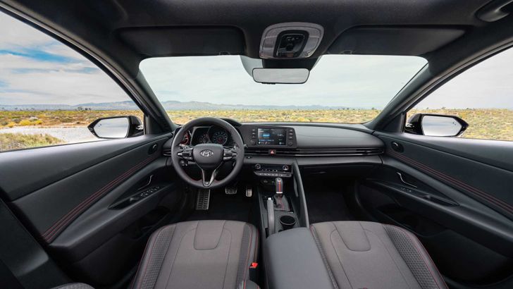 Интерьер Hyundai Elantra N Line