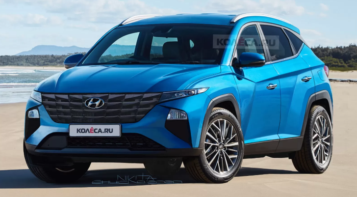 Появились рендеры нового Hyundai Tucson