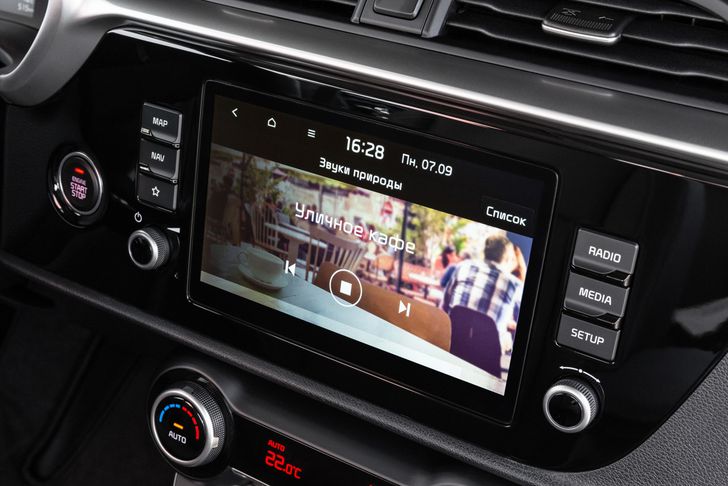 Интерьер KIA Rio