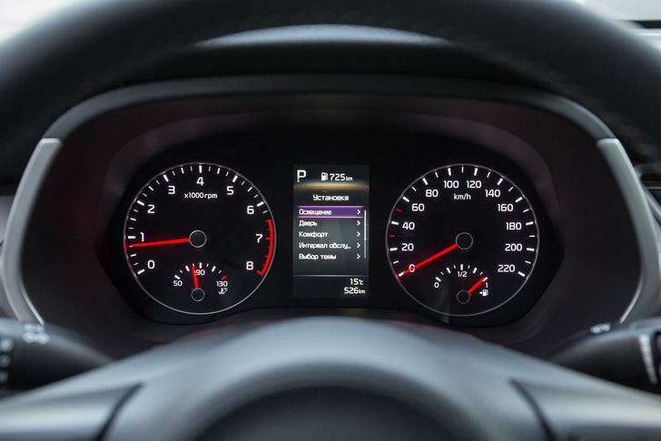 Интерьер KIA Rio