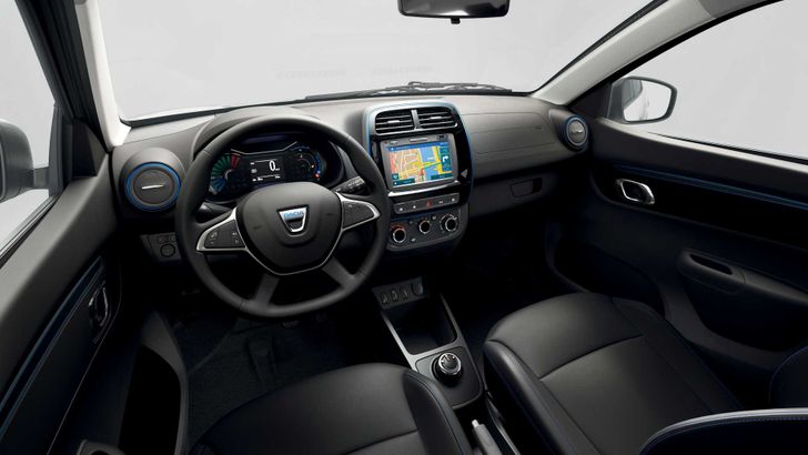 Интерьер Dacia Spring Electric