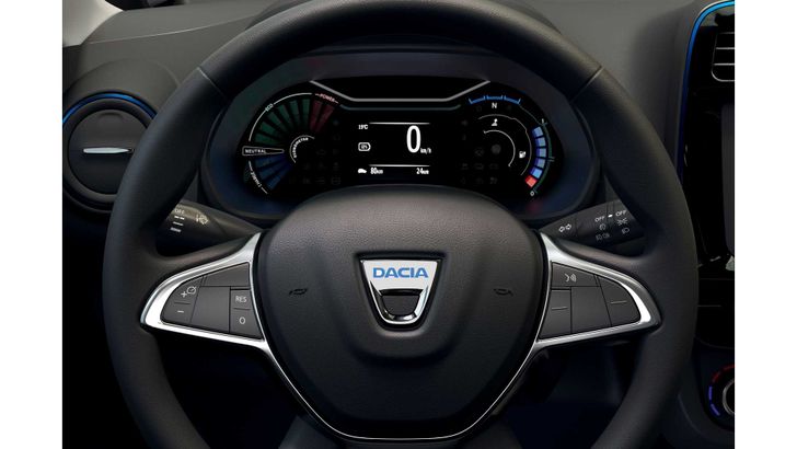 Интерьер Dacia Spring Electric