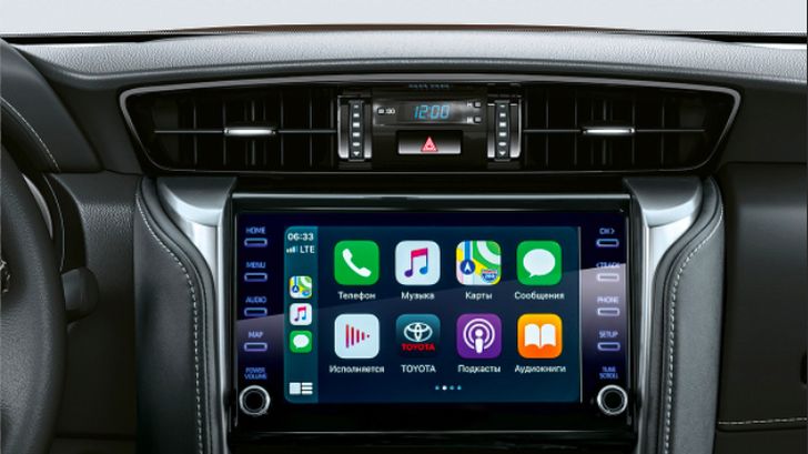 Интерьер Toyota Fortuner