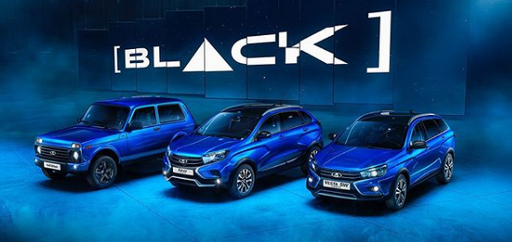 АвтоВАЗ начал продажи Lada 4×4 и Lada XRay Cross в исполнении Black