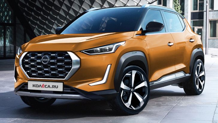 Новый кроссовер Nissan за 555 тысяч рублей показали на рендерах