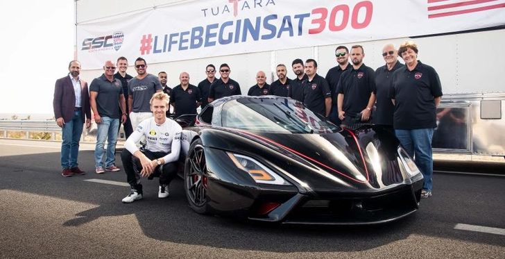 Гиперкар SSC Tuatara установил рекорд скорости среди серийных машин