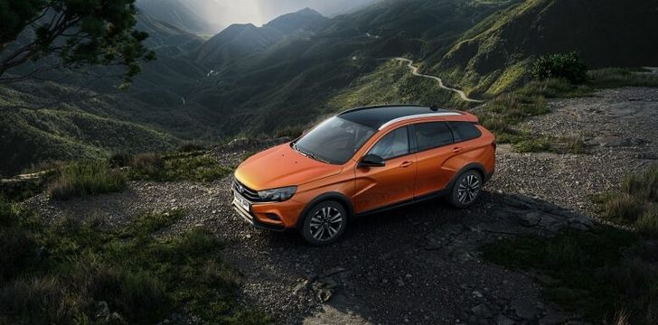 Двухцветная LADA Vesta SW Cross