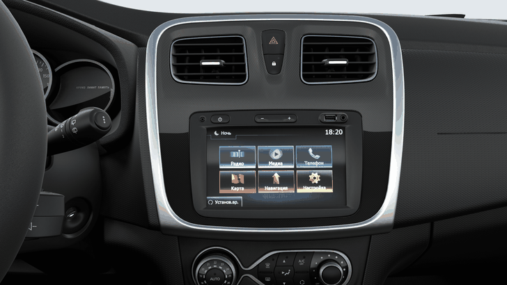 Интерьер Renault Logan