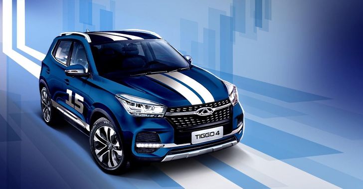 Компания Chery представила в России юбилейную версию кроссовера Chery Tiggo 4 Limited Edition