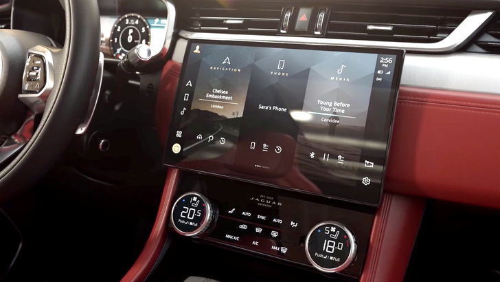 Интерьер Jaguar F-Pace