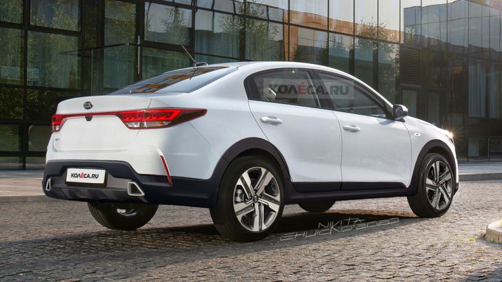 Рендер кросс-седана KIA Rio X