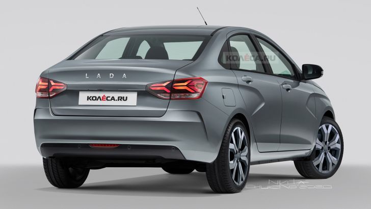 Рендер LADA Vesta FL