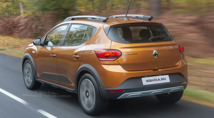 Рендер нового Dacia Sandero Stepway