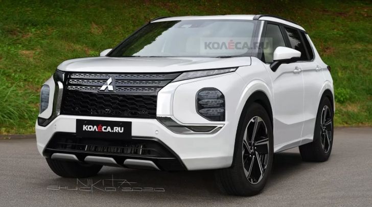 Появились свежие изображения нового поколения Mitsubishi Outlander