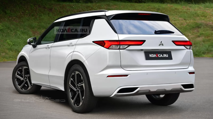 Рендер нового Mitsubishi Outlander