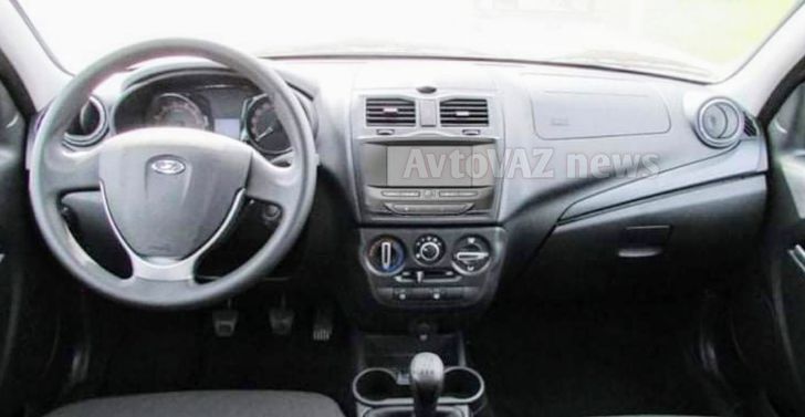 Рендер салона LADA Granta с новой мультимедией