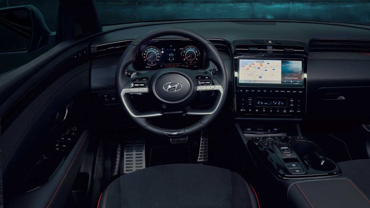 Интерьер Hyundai Tucson N Line