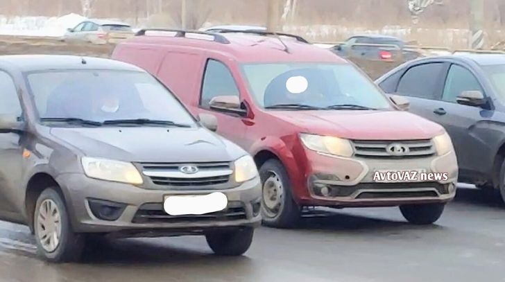 Появилось первое фото обновленного фургона Lada Largus