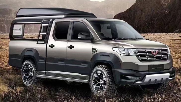 Китайский Wulling показал пикап, похожий на УАЗ