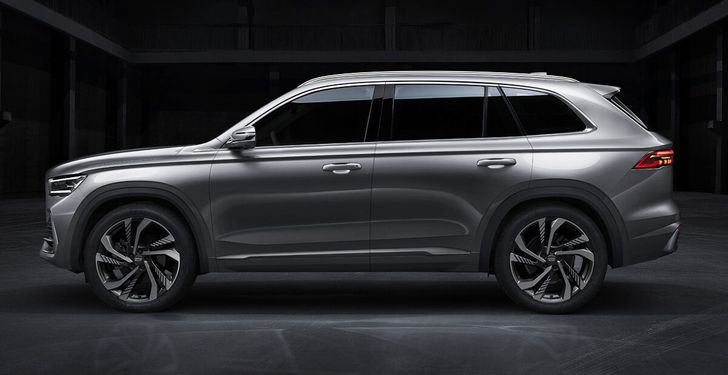 Geely опубликовала первые фотографии интерьера нового кроссовера Geely KX11
