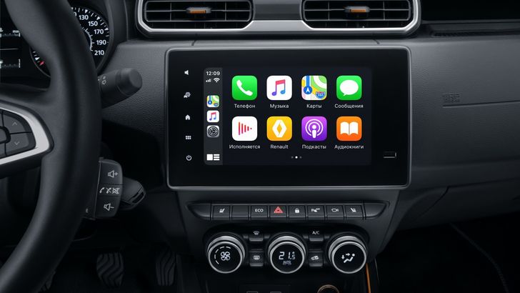 Интерьер Renault Duster