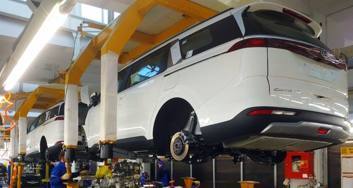 Производство KIA Carnival