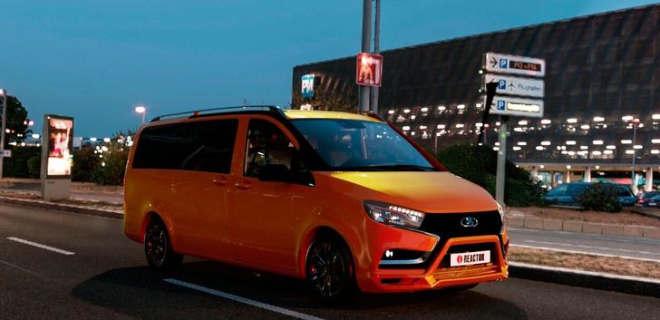 Автодизайнер Шторм представил концепт нового микроавтобуса Lada Future