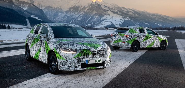 Skoda опубликовала первые фотографии хэтчбека Fabia нового поколения