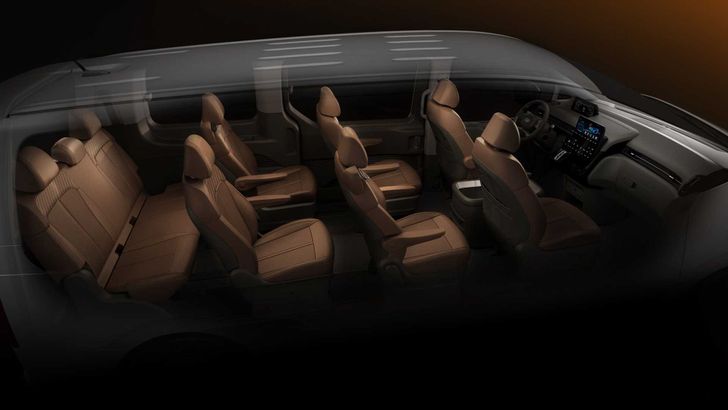 Интерьер Hyundai Staria