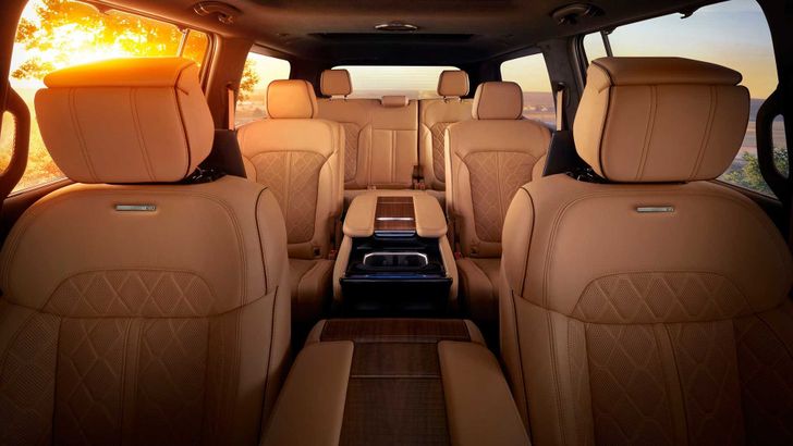 Интерьер Jeep Grand Wagoneer