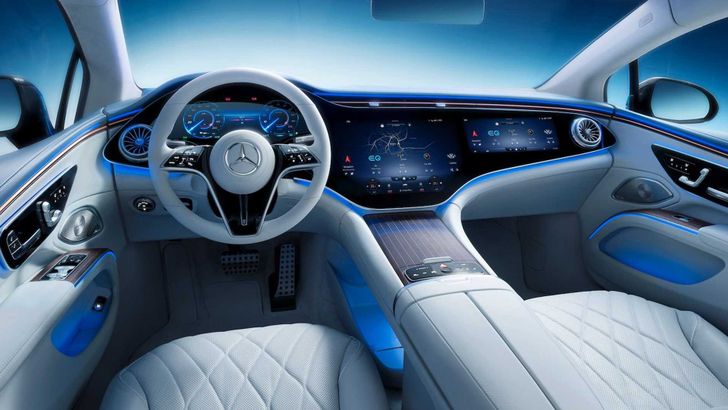Интерьер Mercedes-Benz EQS