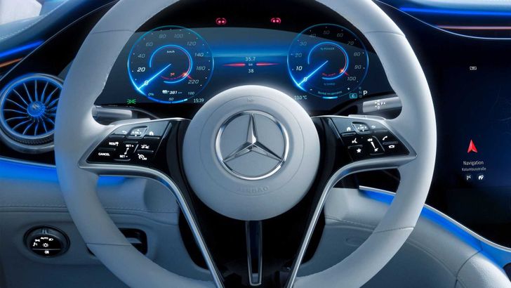 Интерьер Mercedes-Benz EQS