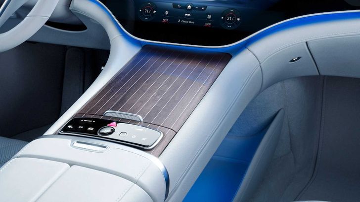 Интерьер Mercedes-Benz EQS