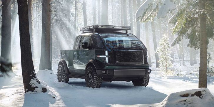 Стартап Canoo планирует выпустить электрический пикап в форме капсулы в 2023 году