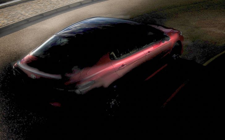 Тизер Toyota Camry после цветокоррекции