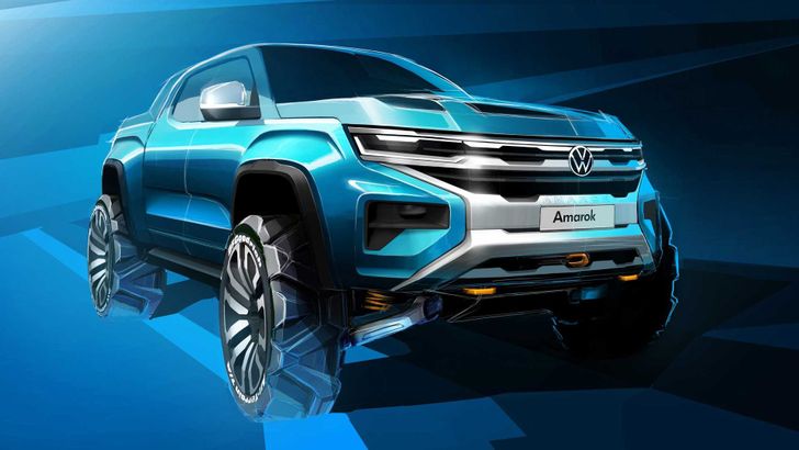 Тизер нового Volkswagen Amarok