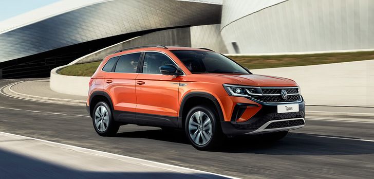Volkswagen представил новый бюджетный кроссовер Taos для России