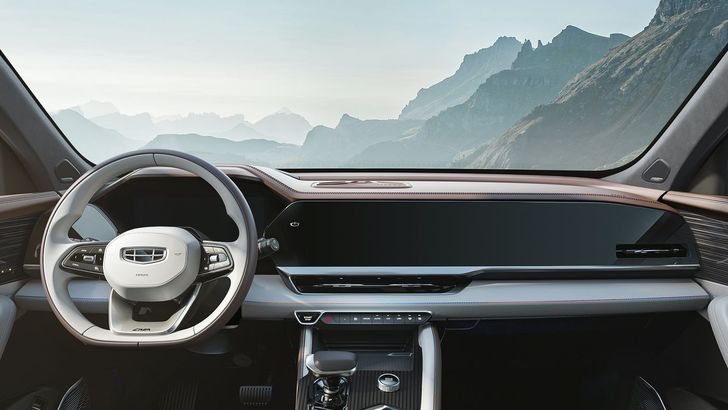 Интерьер Geely Xingyue L