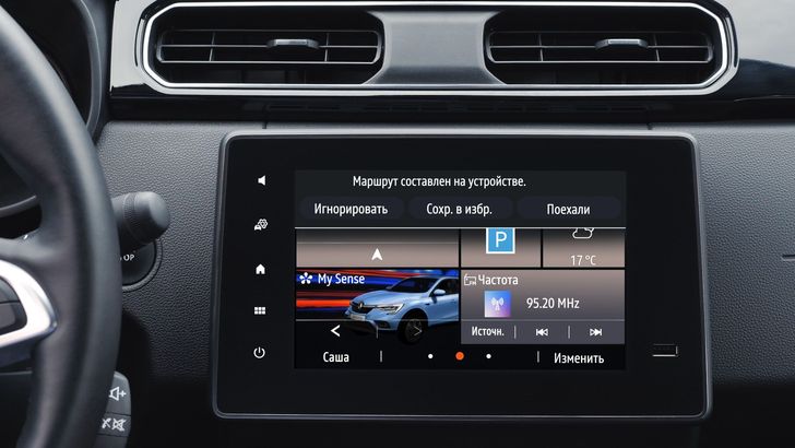 Медиасистема Renault Easy Link