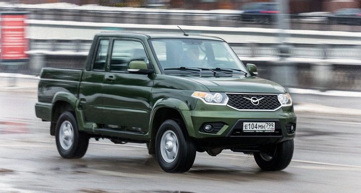 УАЗ показал новый УАЗ «Пикап» с полуторной кабиной