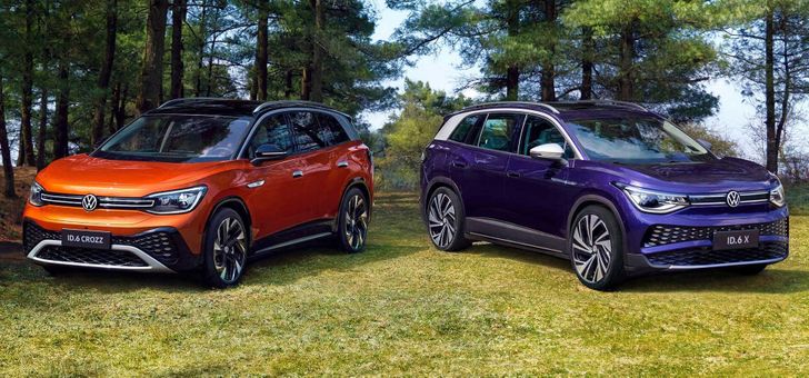 Компания Volkswagen представила трехрядный электрический кроссовер ID.6 в двух версиях