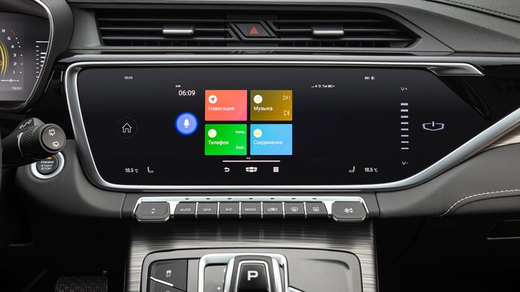 Интерьер Geely Atlas Pro