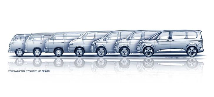 Тизер Volkswagen Multivan T7