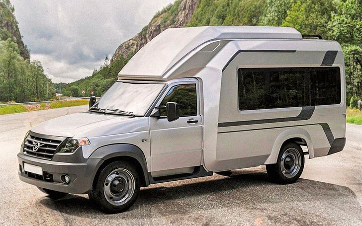 Завод УАЗ представил дом на колесах на базе «Профи»