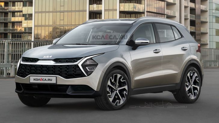 Рендер KIA Sportage 2022