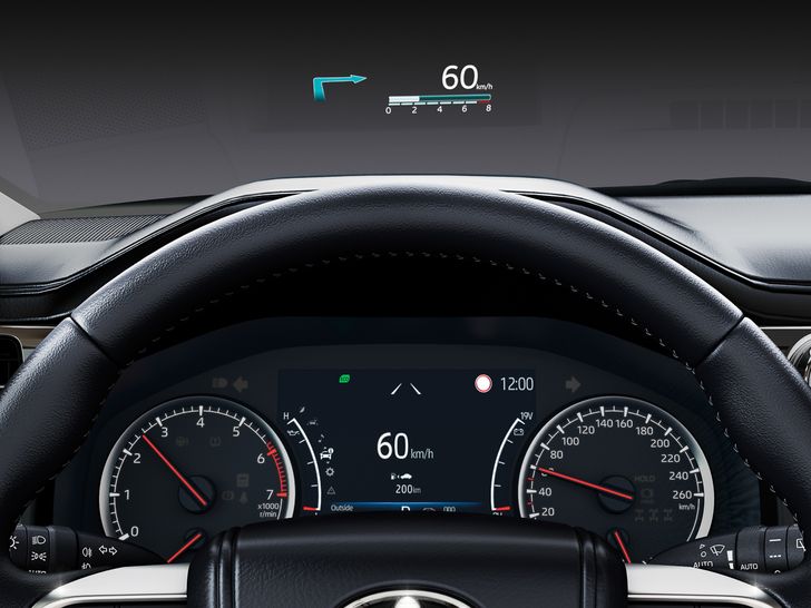 Проекционный дисплей Toyota Land Cruiser 300