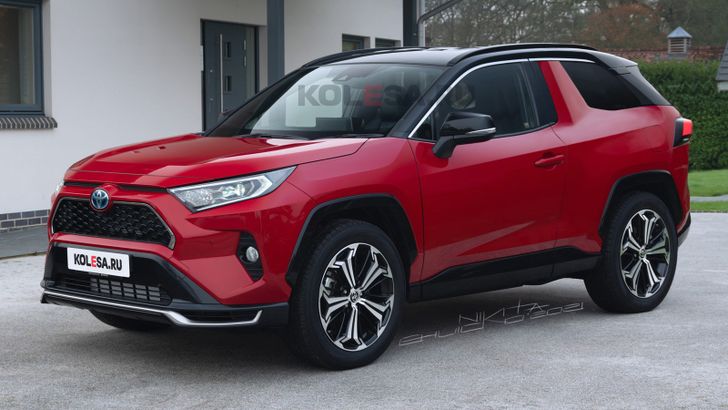 Появились изображения трехдверной версии кроссовера Toyota RAV4