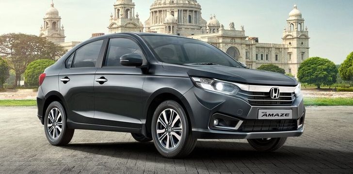 Компания Honda обновила недорогой седан Honda Amaze в Индии