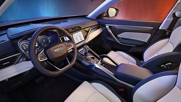 Интерьер Geely Boyue X