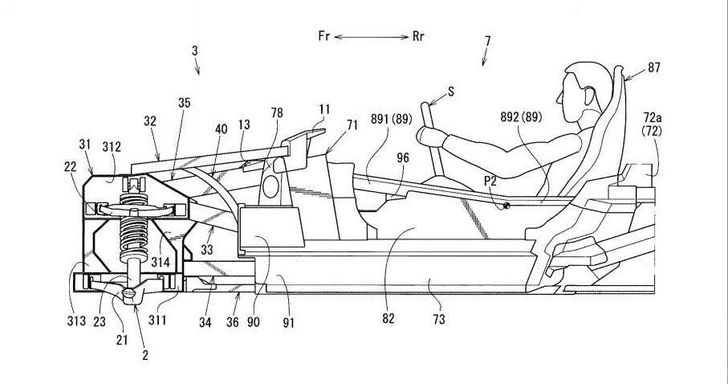 Чертеж нового спорткара Mazda